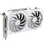Видеокарта ASUS RX9060XT DUAL WHITE 16GB GDDR6 128bit 2xDP HDMI 2FAN RTL (DUAL-RX9060XT-16G-WHITE)