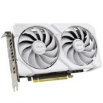 Видеокарта ASUS RX9060XT DUAL WHITE 16GB GDDR6 128bit 2xDP HDMI 2FAN RTL (DUAL-RX9060XT-16G-WHITE)