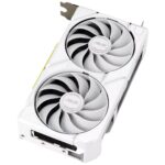 Видеокарта ASUS RX9060XT DUAL WHITE 16GB GDDR6 128bit 2xDP HDMI 2FAN RTL (DUAL-RX9060XT-16G-WHITE)