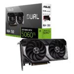 Видеокарта ASUS RTX5060Ti DUAL 8GB GDDR7 128bit 3xDP HDMI 2FAN RTL (DUAL-RTX5060TI-8G)