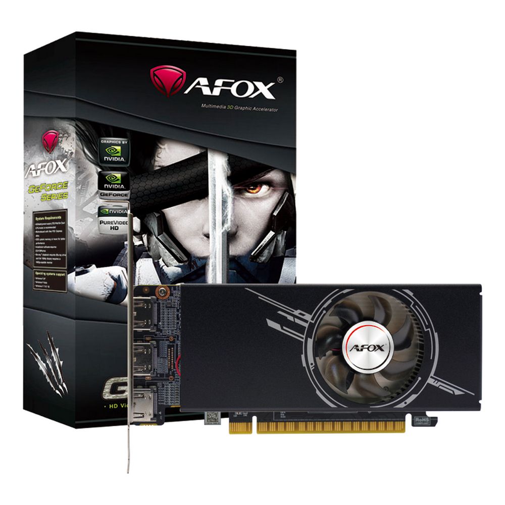 Видеокарта Afox GTX1050Ti 4GB GDDR5 128bit 3xHDMI 1FAN LP RTL
