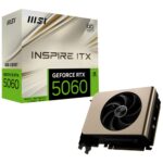 Видеокарта MSI RTX5060 INSPIRE ITX OC 8GB GDDR7 128bit 3xDP HDMI 1FAN RTL
